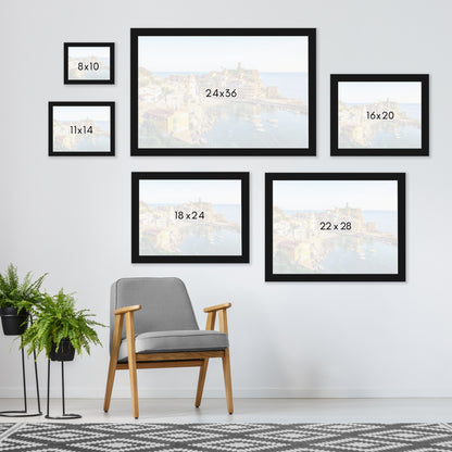 Vernazza In Summer by Manjik Pictures  - Framed Print