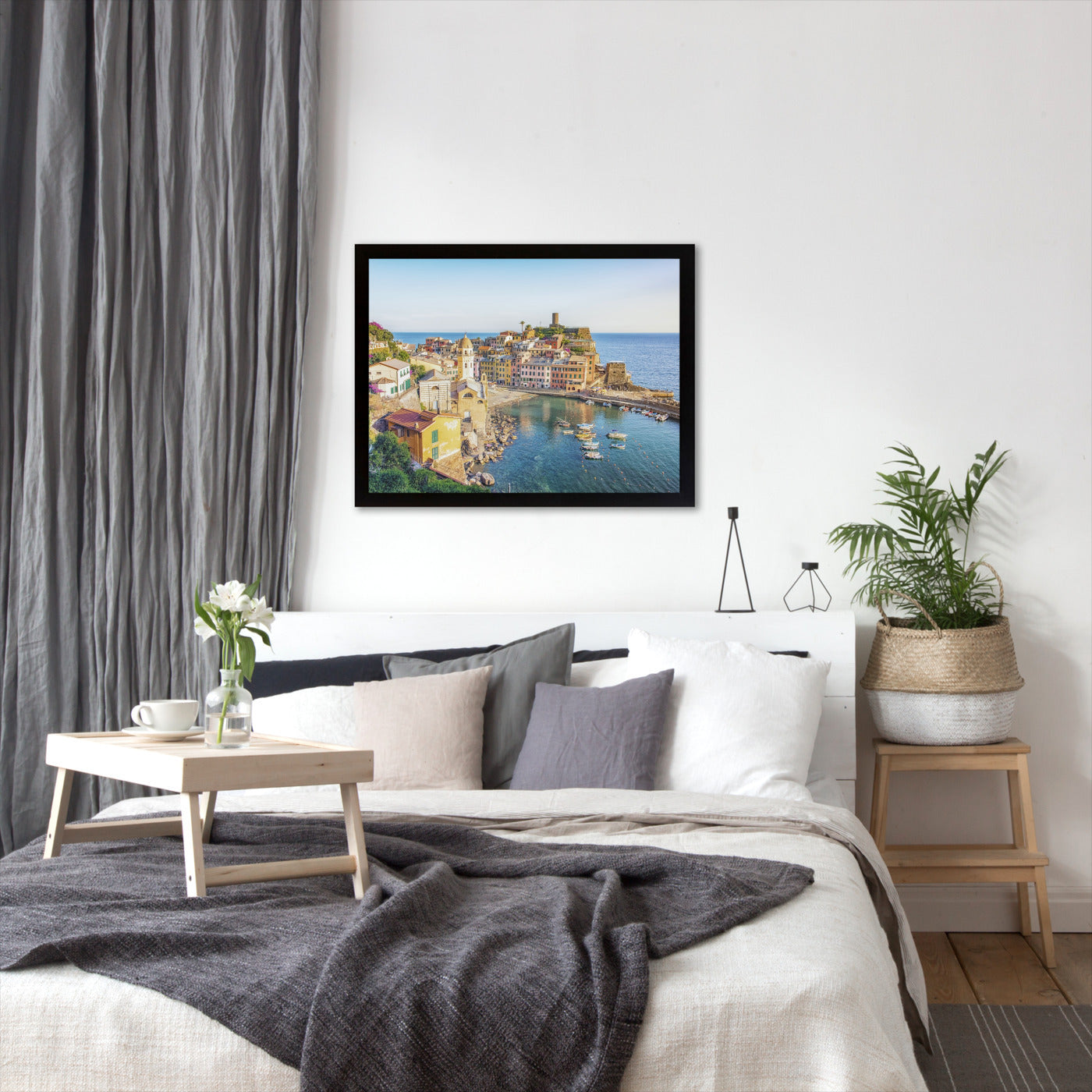 Vernazza In Summer by Manjik Pictures  - Framed Print