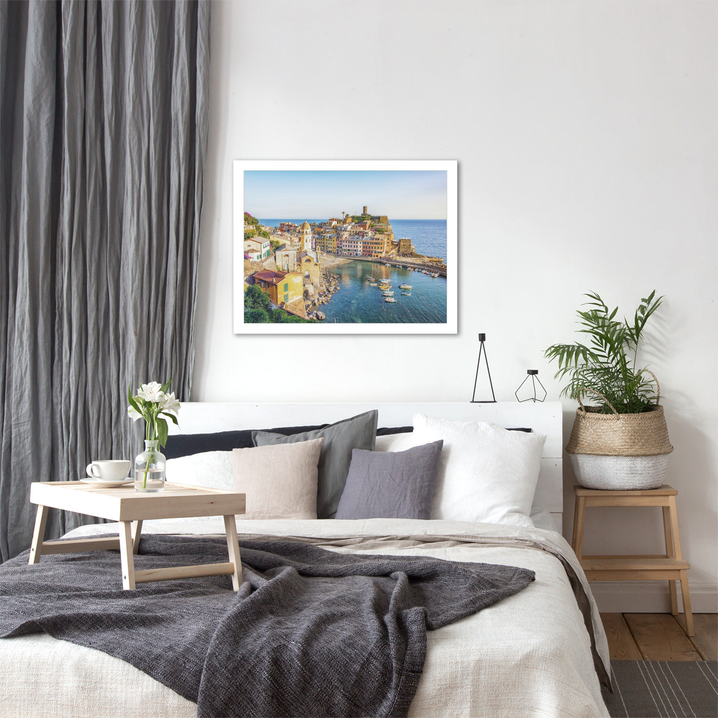 Vernazza In Summer by Manjik Pictures - Framed Print