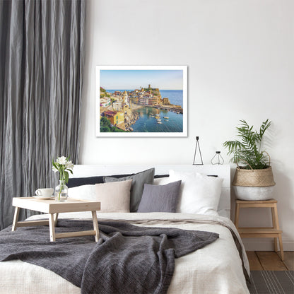 Vernazza In Summer by Manjik Pictures - Framed Print