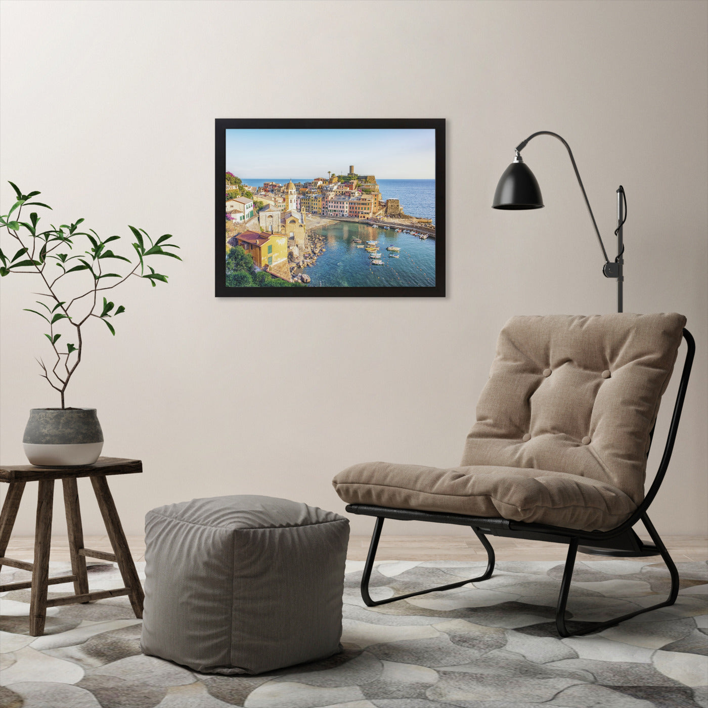 Vernazza In Summer by Manjik Pictures  - Framed Print