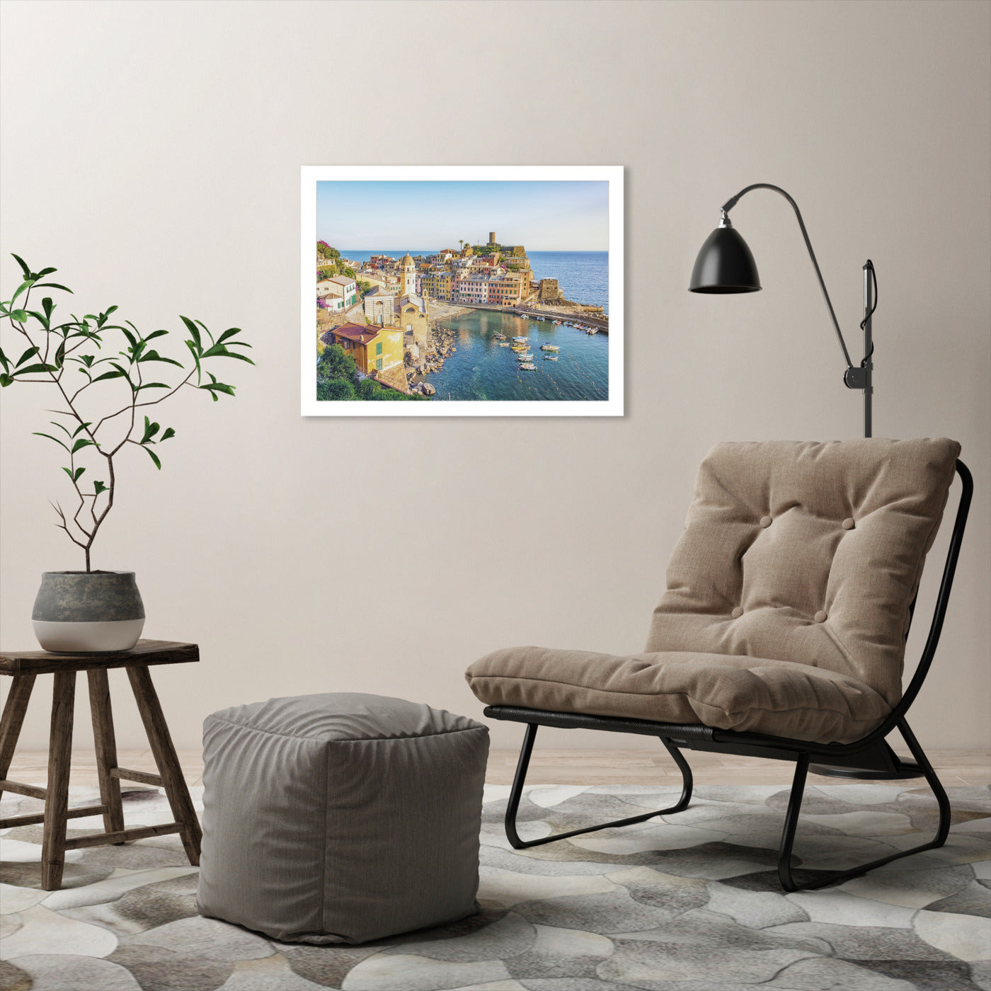 Vernazza In Summer by Manjik Pictures - Framed Print