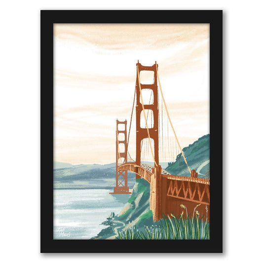 San Francisco Ca by Kat Maus  - Framed Print