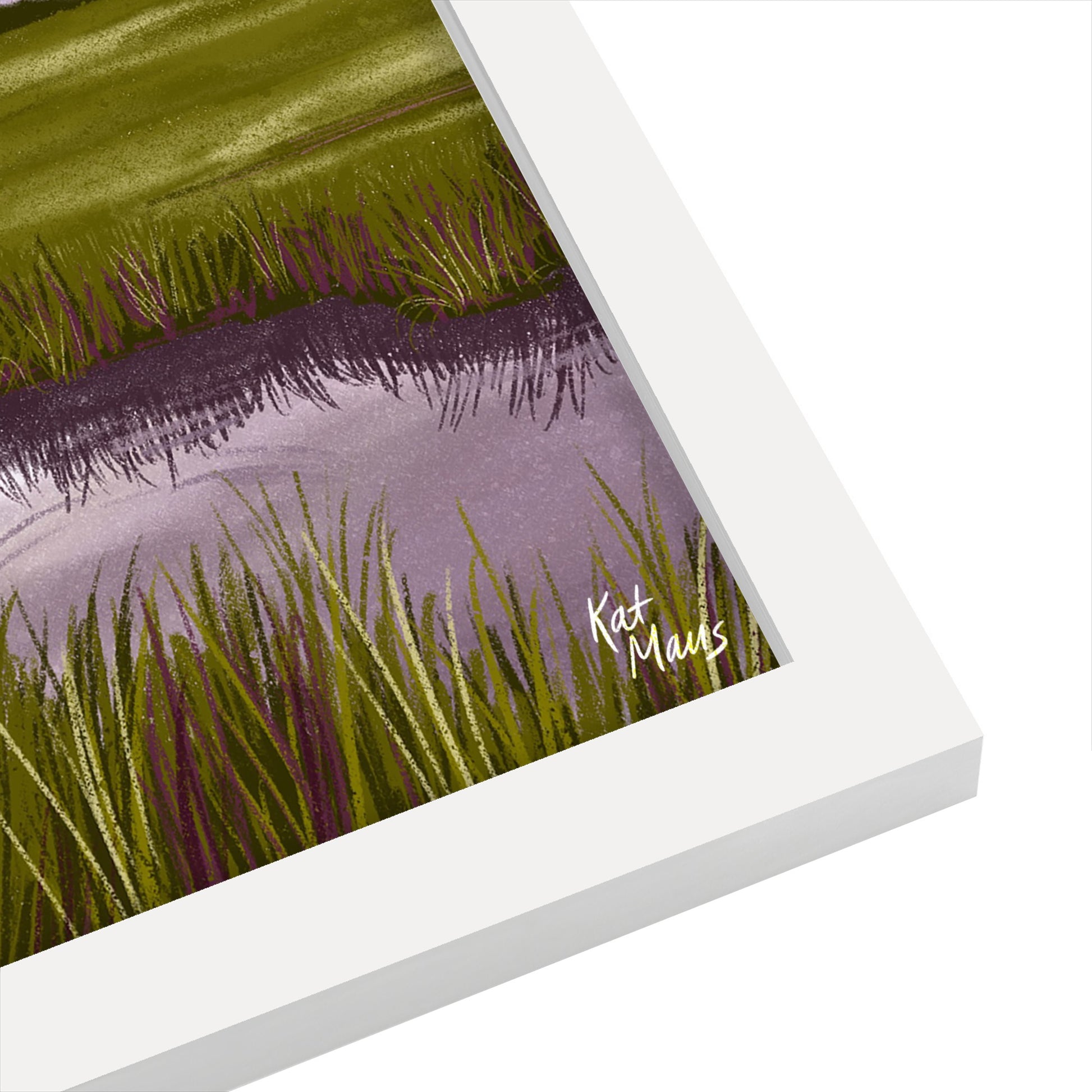 West Creek Nj by Kat Maus  - Framed Print