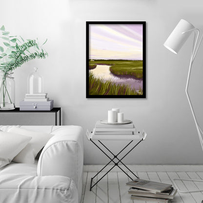 West Creek Nj by Kat Maus  - Framed Print