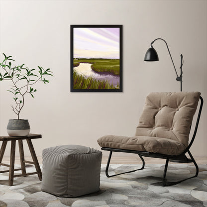 West Creek Nj by Kat Maus  - Framed Print