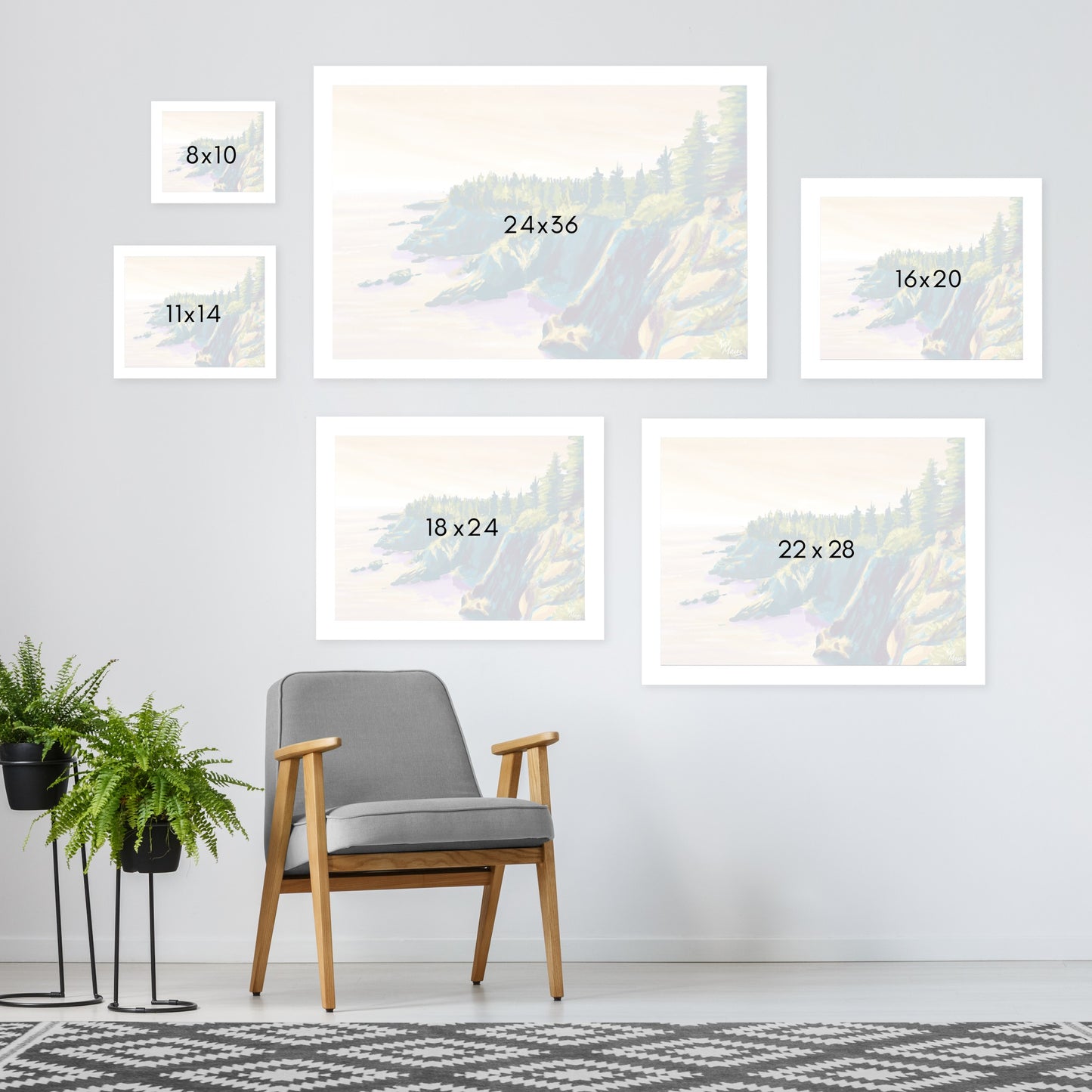 Quoddy Head State Park Me by Kat Maus  - Framed Print