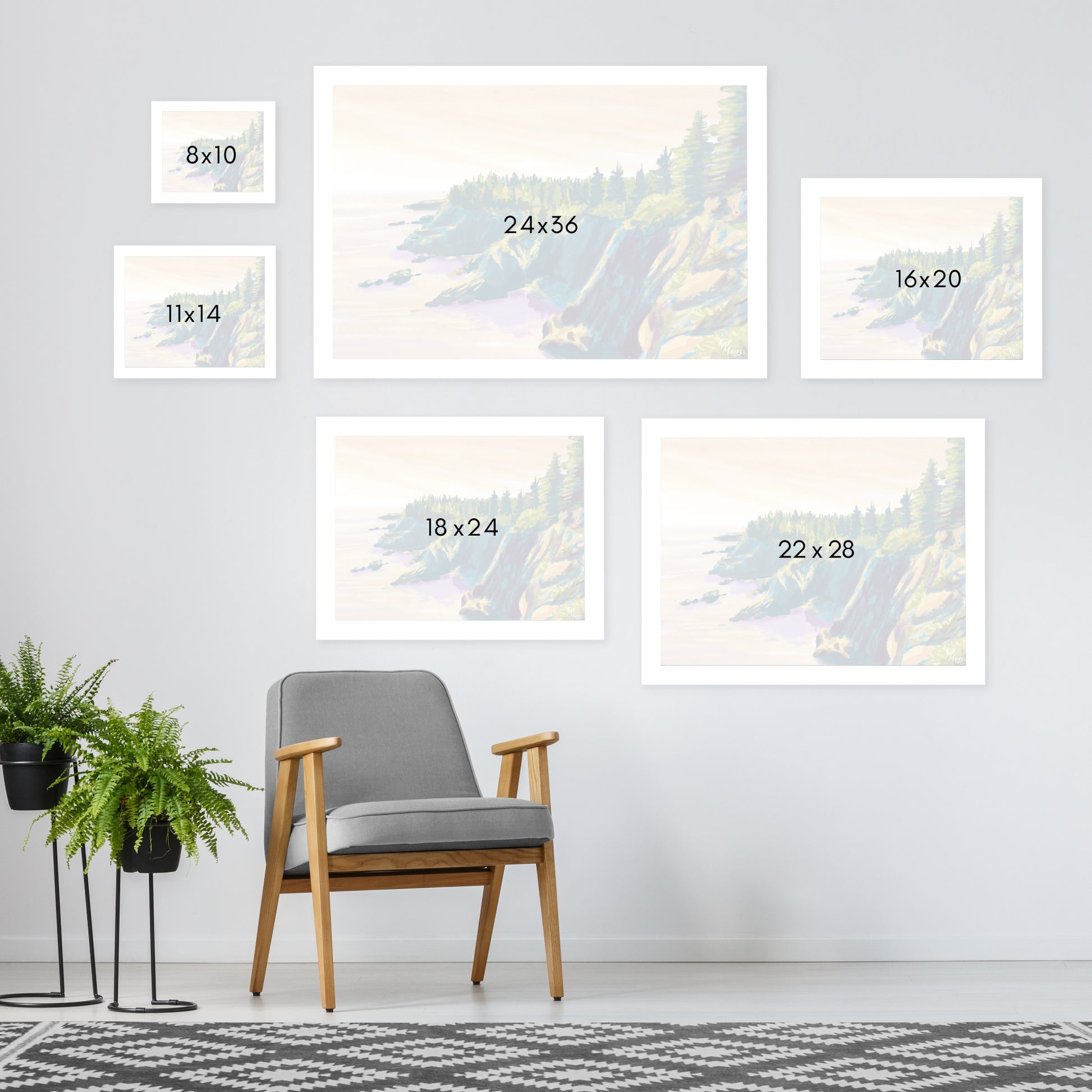 Quoddy Head State Park Me by Kat Maus  - Framed Print