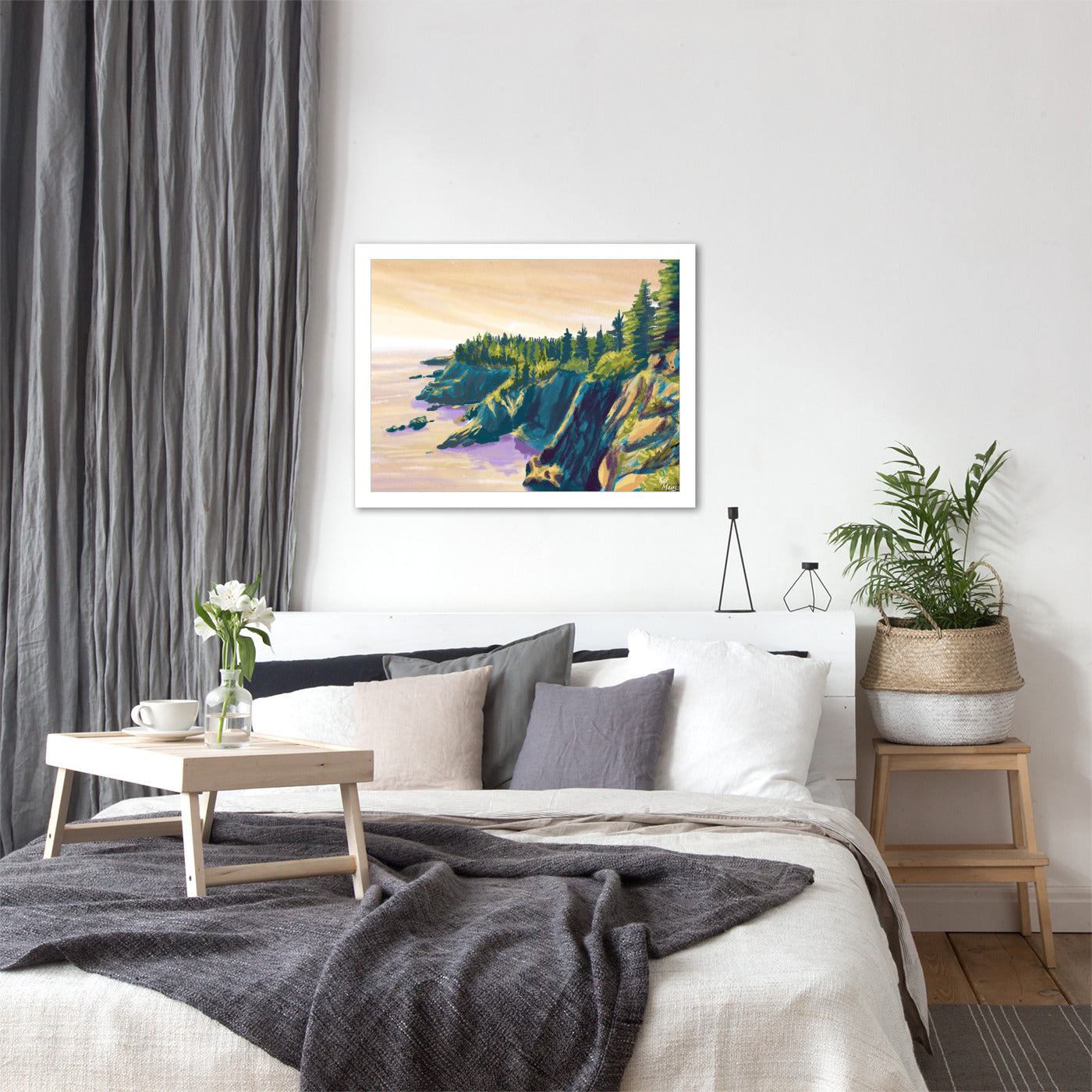 Quoddy Head State Park Me by Kat Maus  - Framed Print