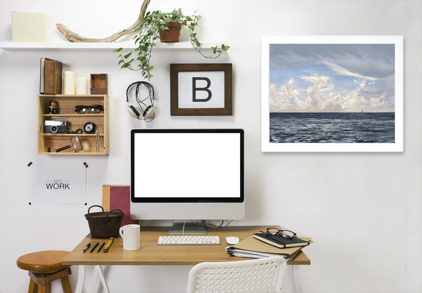 Southold Ny by Kat Maus  - Framed Print