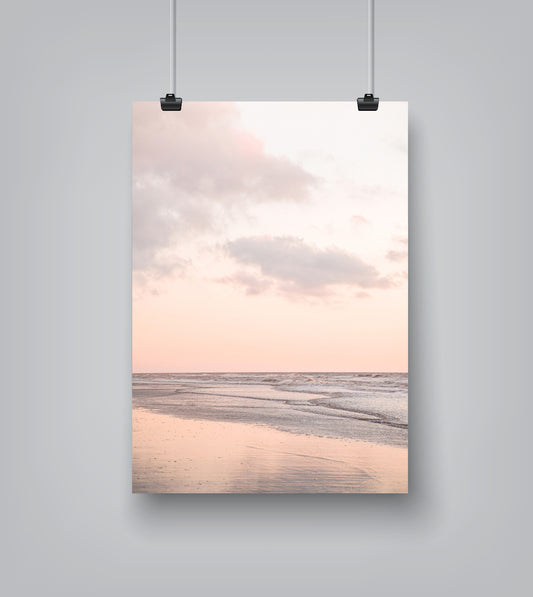 Pink Sunset In Holland by Henrike Schenk - Art Print