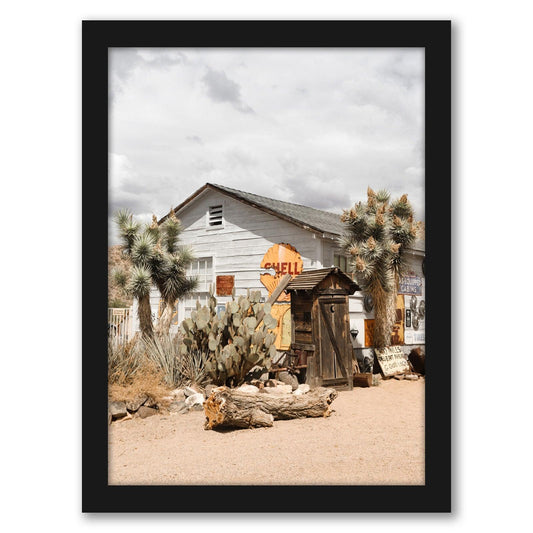 Route 66 Arizona Scenery by Henrike Schenk  - Framed Print