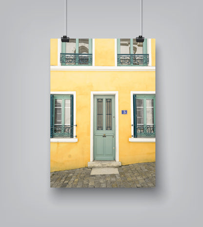 The Yellow House In Lyon by Henrike Schenk - Art Print