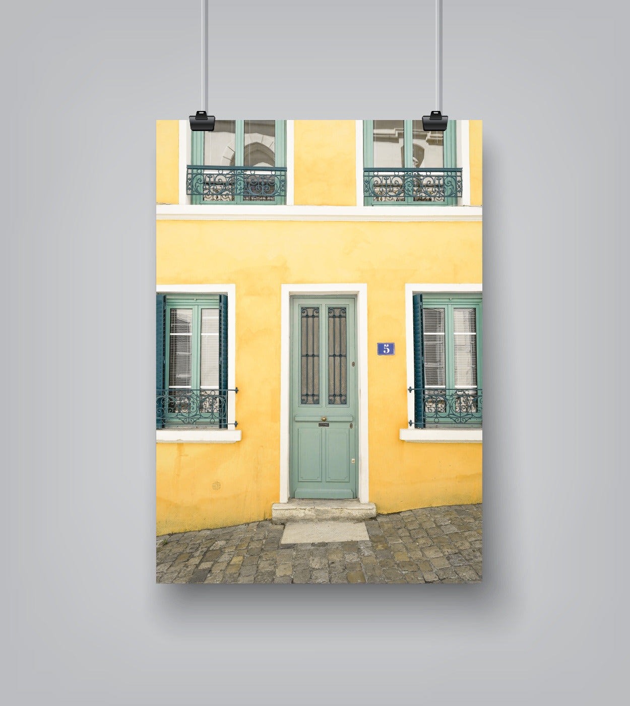 The Yellow House In Lyon by Henrike Schenk - Art Print