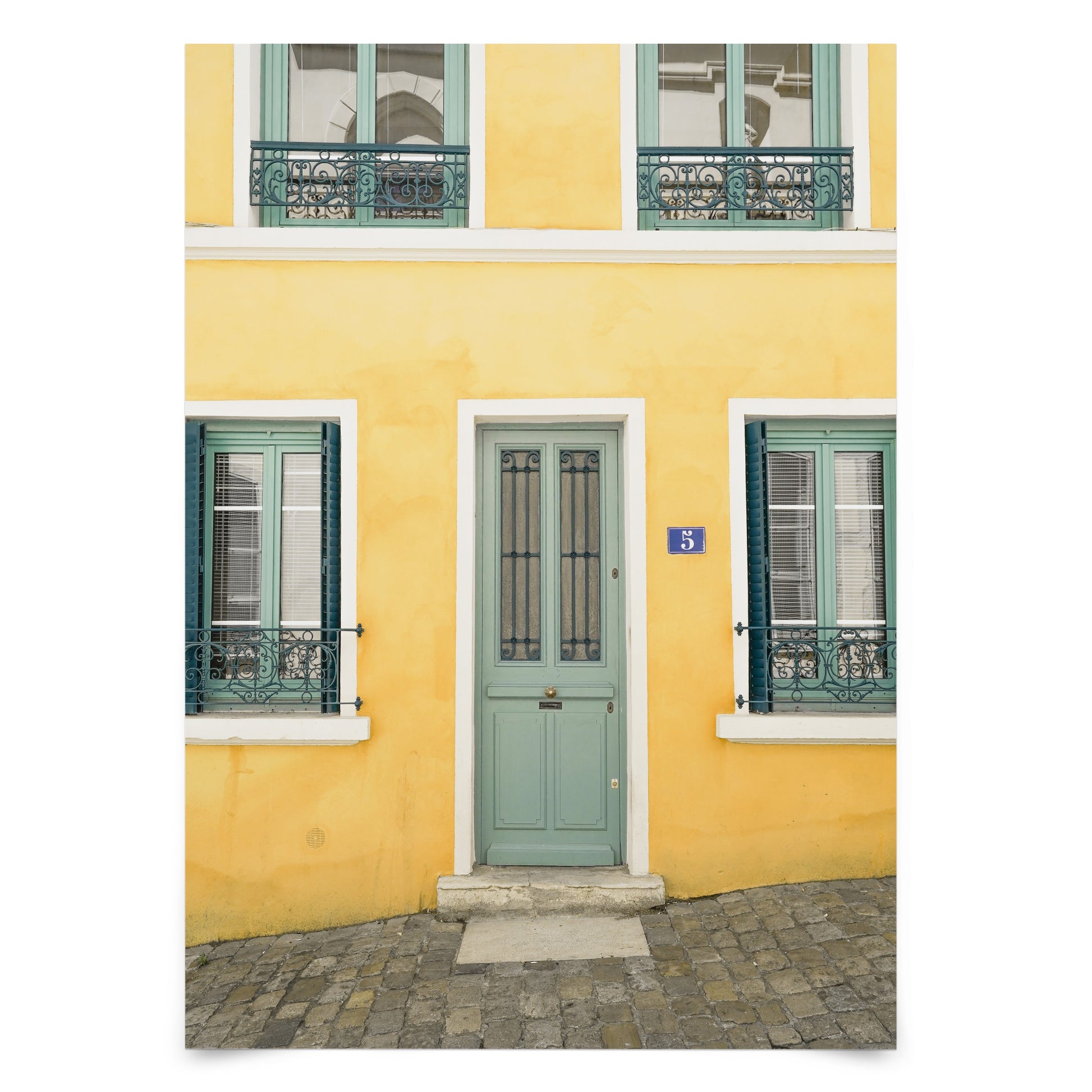 The Yellow House In Lyon by Henrike Schenk - Art Print