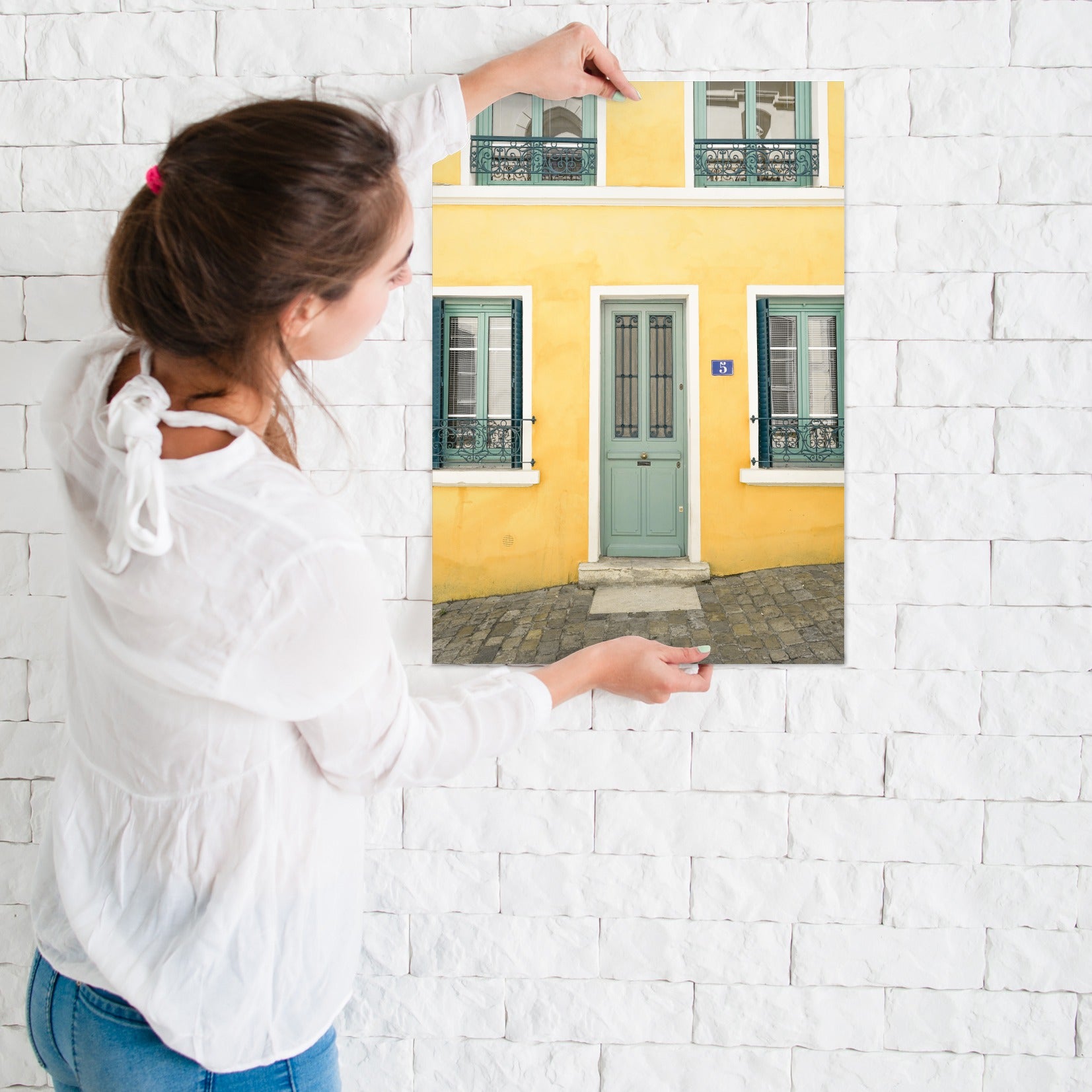 The Yellow House In Lyon by Henrike Schenk - Art Print