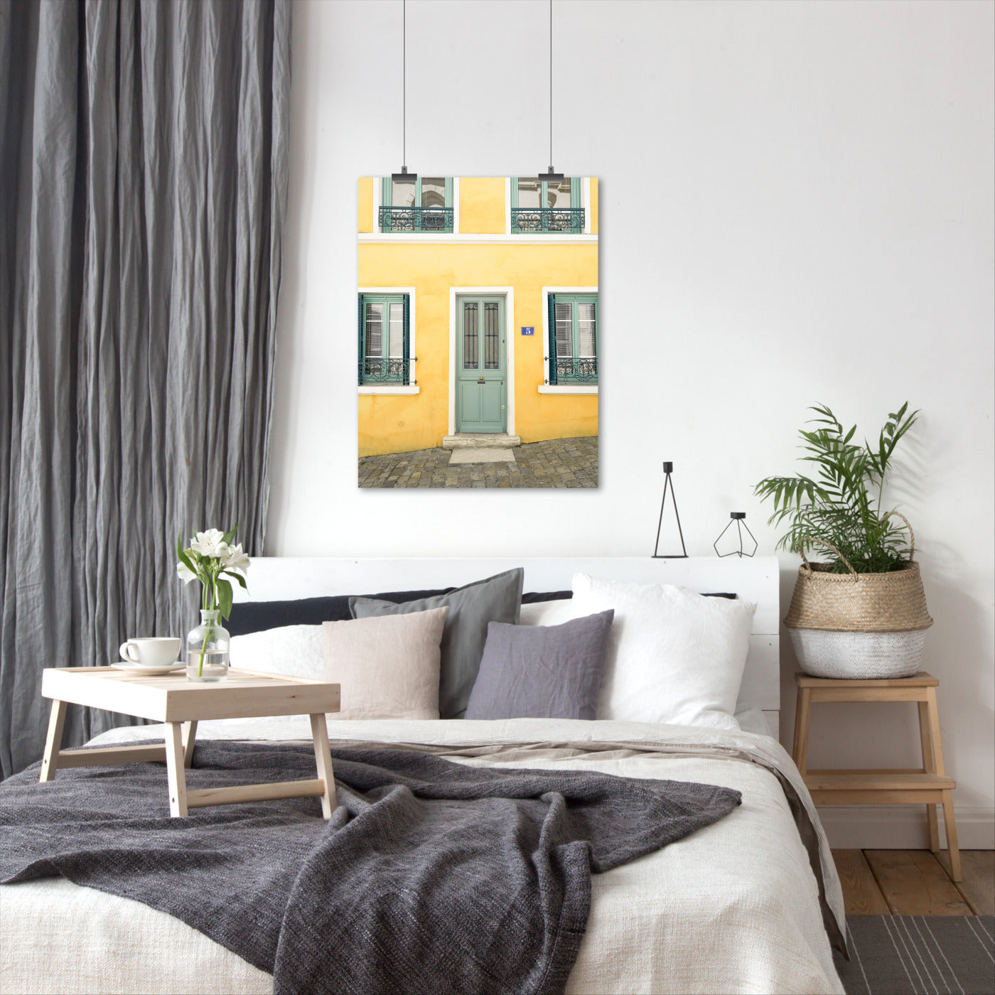 The Yellow House In Lyon by Henrike Schenk - Art Print