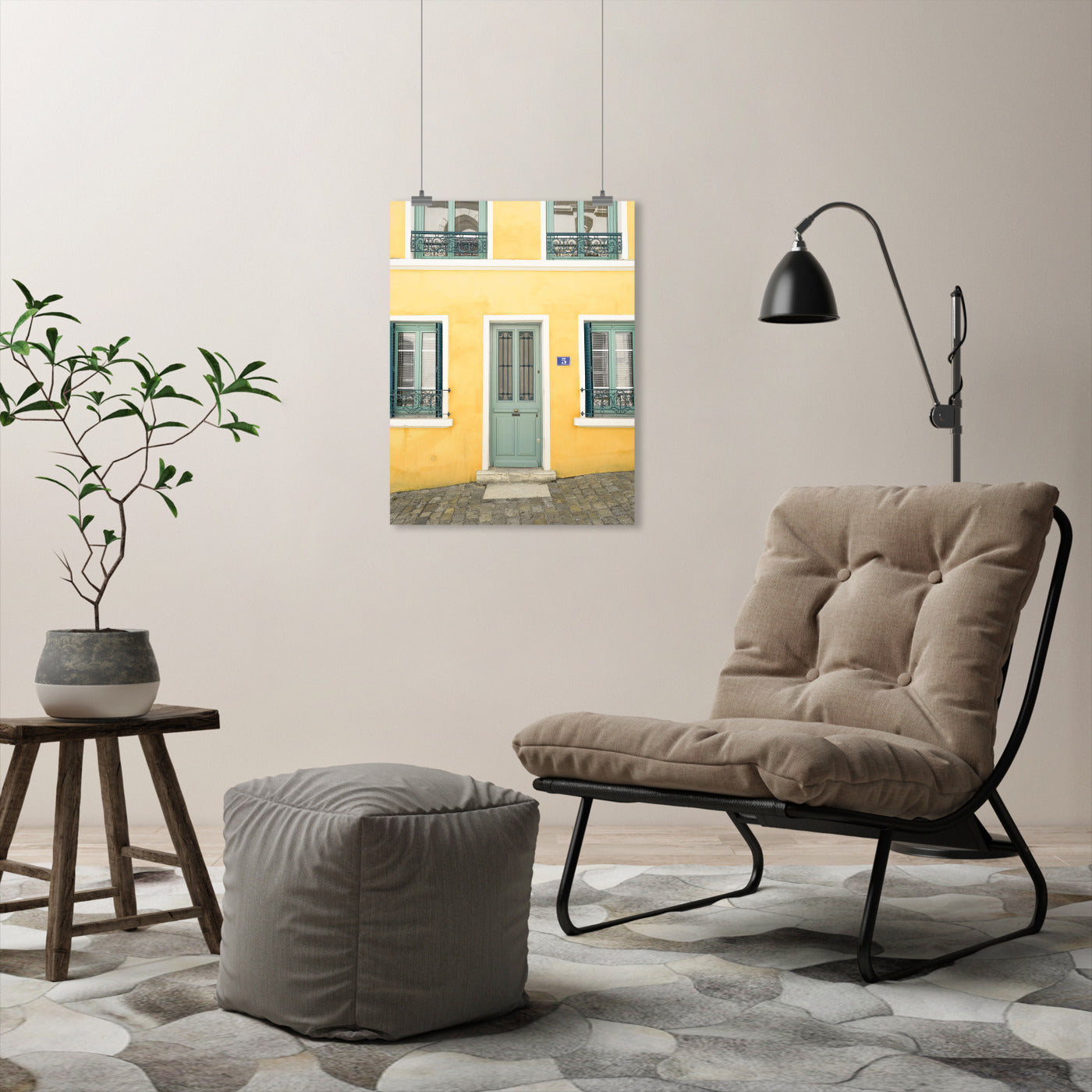 The Yellow House In Lyon by Henrike Schenk - Art Print