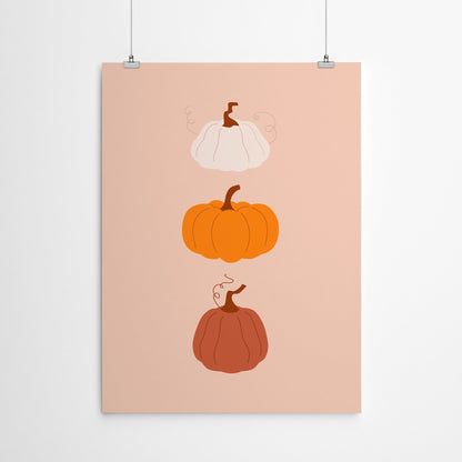 Autumn Pumpkins by Artprink - Canvas, Poster or Framed Print