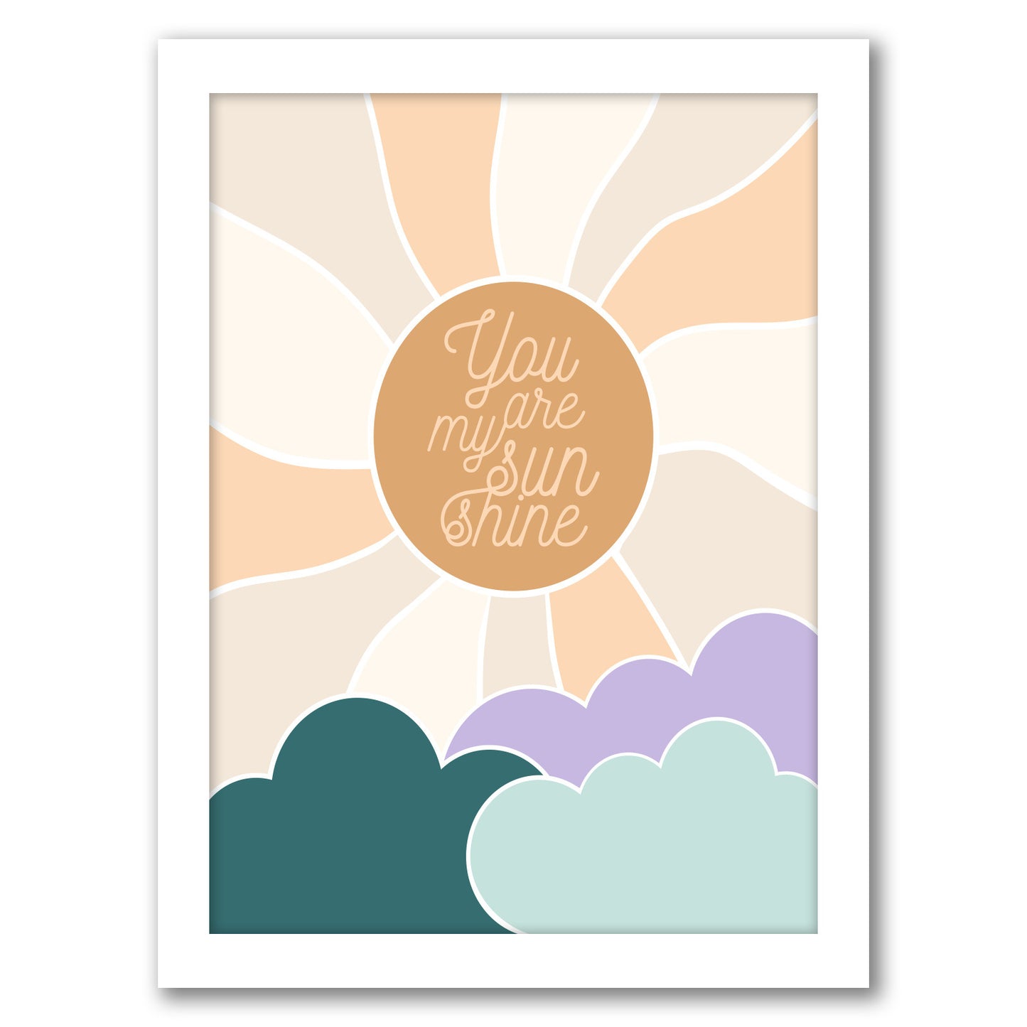 You Are My Sunshine by Artprink - Canvas, Poster or Framed Print