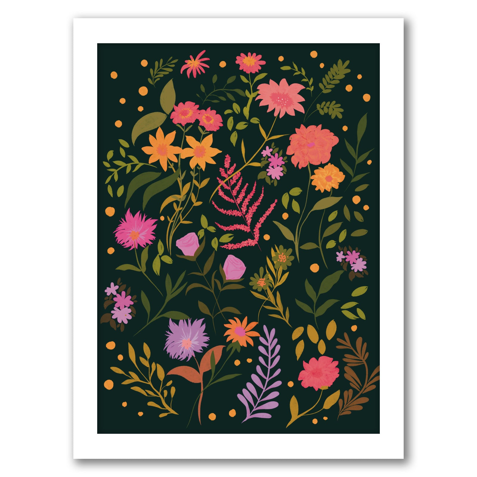 Floral Dreams by Lunette By Parul - Canvas, Poster or Framed Print