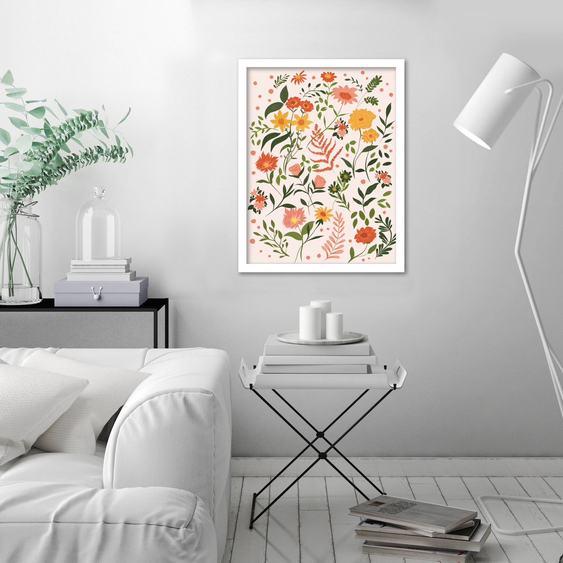 Floral Fantasy by Lunette By Parul - Canvas, Poster or Framed Print