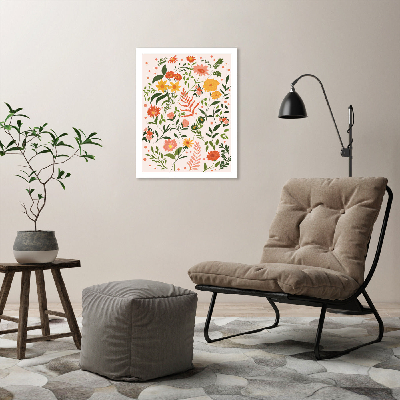 Floral Fantasy by Lunette By Parul - Framed Prints