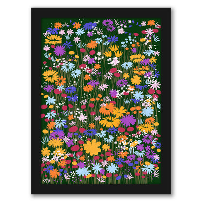 Flowers All The Way by Lunette By Parul - Canvas, Poster or Framed Print