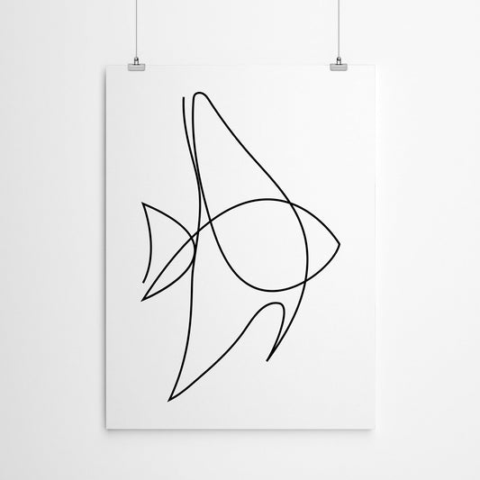 Aquatic Fella by Addillum - Canvas, Poster or Framed Print