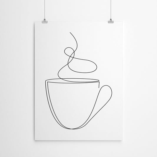 Coffee by Addillum - Canvas, Poster or Framed Print