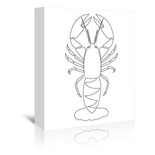 Lobster by Addillum - Canvas, Poster or Framed Print