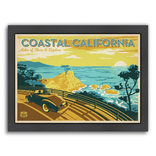 Coastal California by Anderson Design Group Framed Print - Americanflat