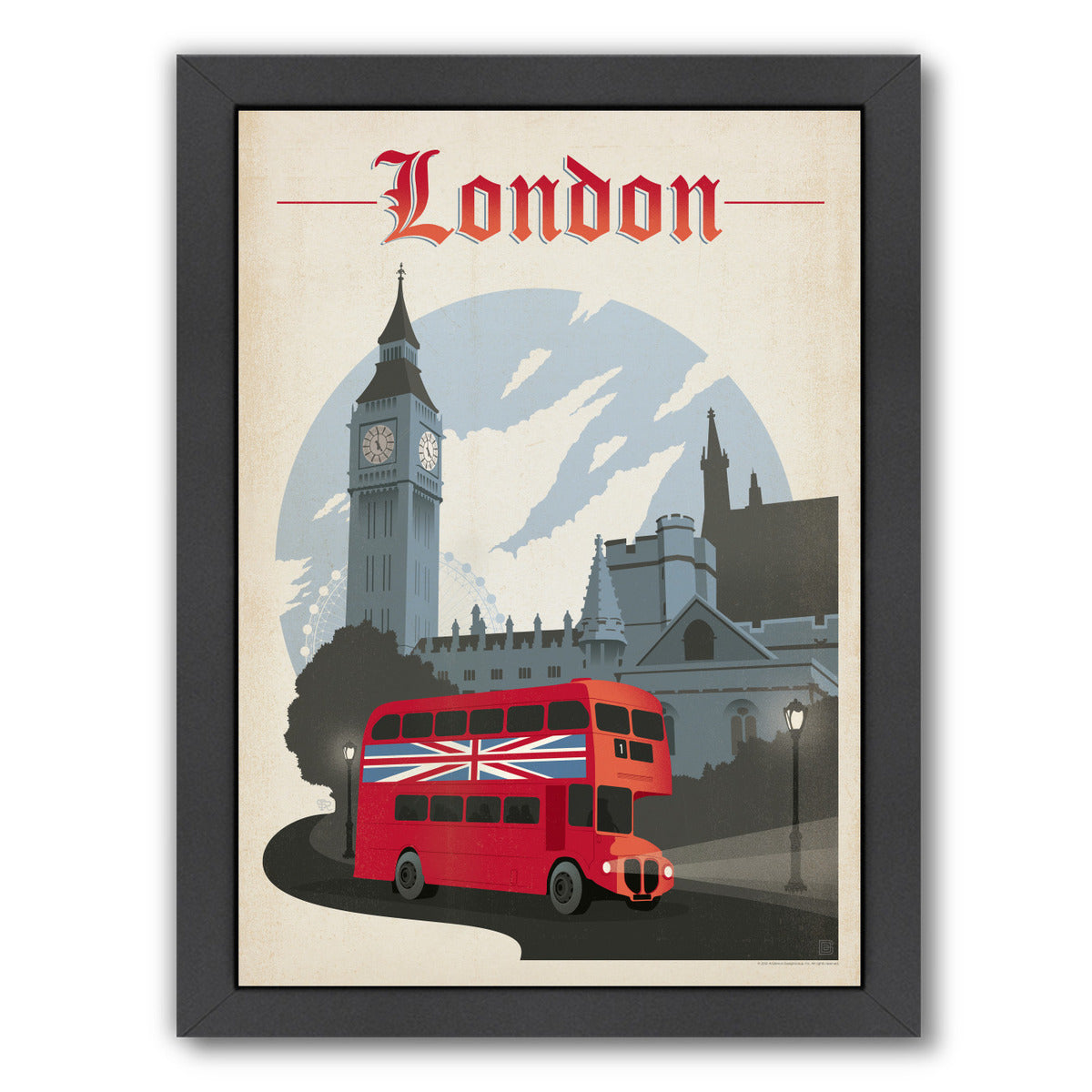 London by Anderson Design Group Framed Print - Americanflat