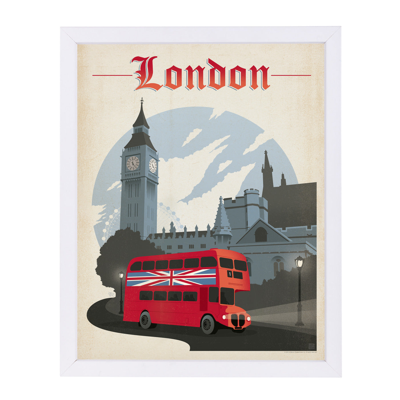 London by Anderson Design Group Framed Print - Americanflat