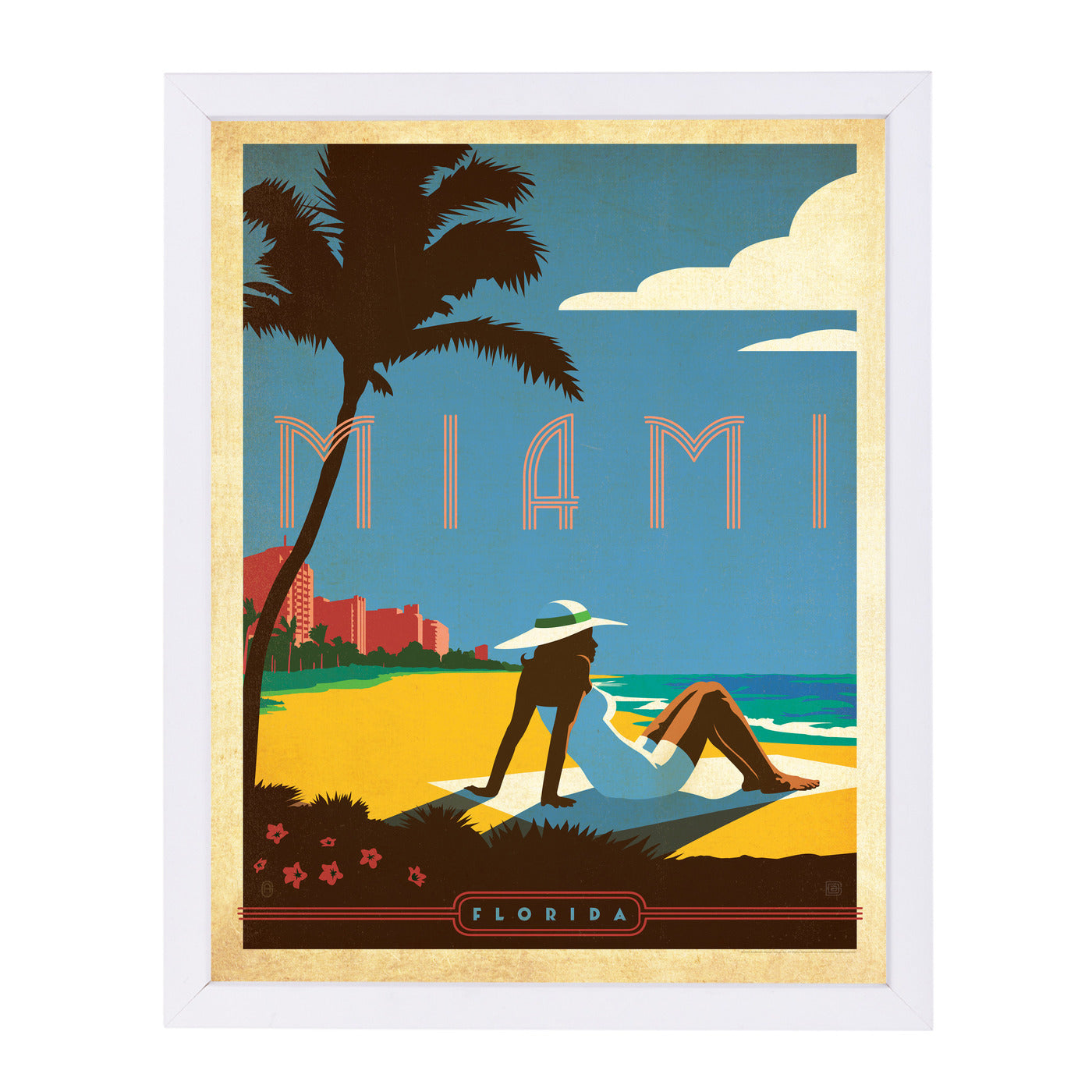Miami by Anderson Design Group Framed Print - Americanflat