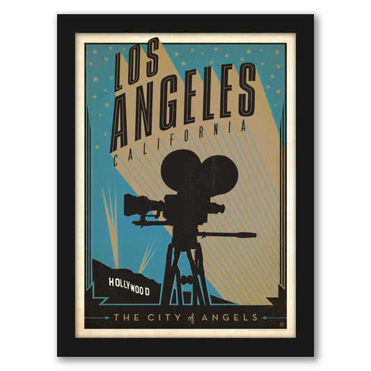 Los Angeles California by Anderson Design Group - Framed Print - Americanflat