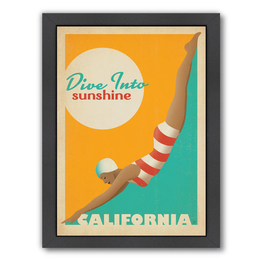 Dive Into Sunshine by Anderson Design Group Framed Print - Americanflat