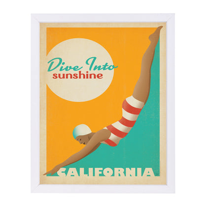 Dive Into Sunshine by Anderson Design Group Framed Print - Americanflat