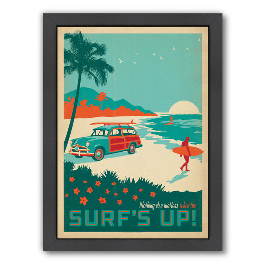 Cc Surf's Up by Anderson Design Group Framed Print - Americanflat