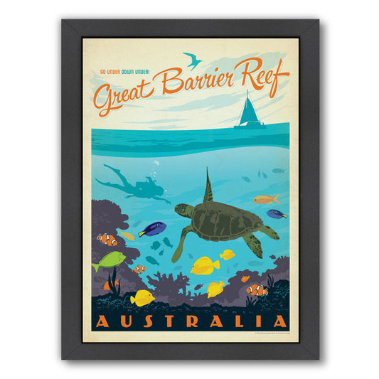 Great Barrier Reef by Anderson Design Group Framed Print - Americanflat