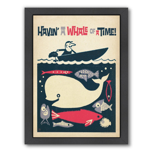 Cc Having A Whale Of A Time by Anderson Design Group Framed Print - Americanflat