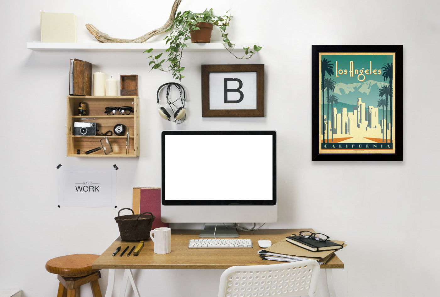 Los Angeles by Anderson Design Group Framed Print - Americanflat