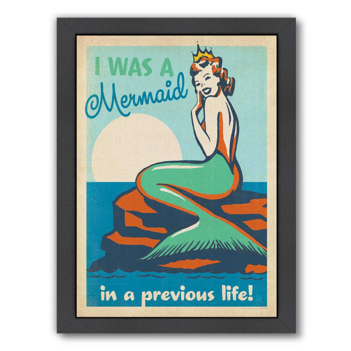 Mermaid Queen by Anderson Design Group Framed Print - Americanflat