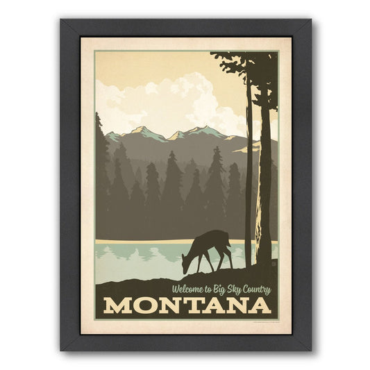 Asa Big sky Montana by Anderson Design Group Framed Print - Americanflat