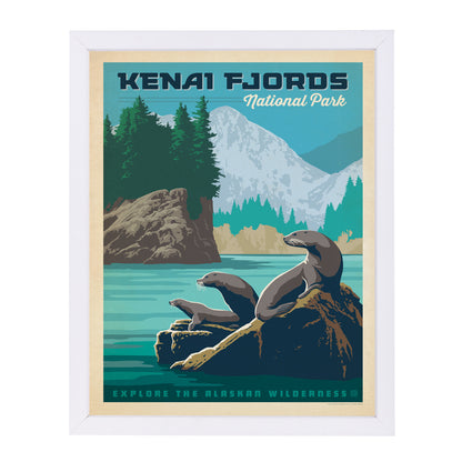 Kena fjords National Park by Anderson Design Group Framed Print - Americanflat