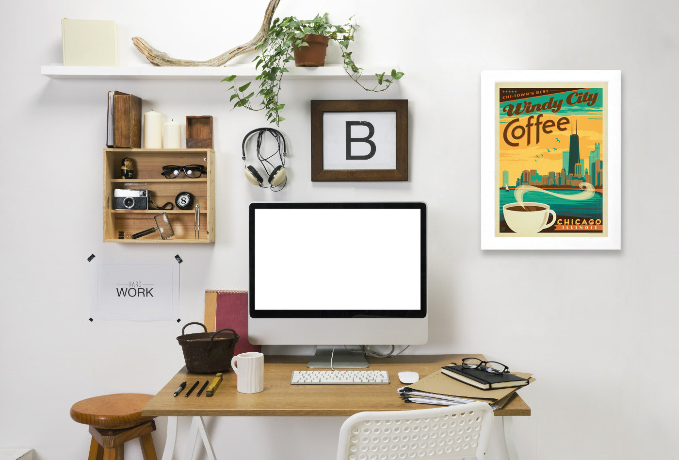 Chicago Coffee by Anderson Design Group Framed Print - Americanflat