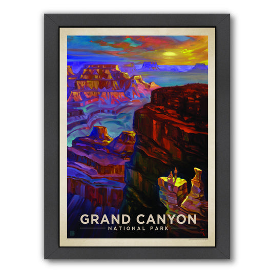 KC National Park Grand Canyon Sunset by Anderson Design Group Framed Print - Americanflat