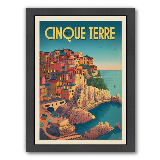 Italy Cinque Terre by Anderson Design Group Framed Print - Americanflat