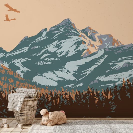 Grand Teton National Parks by Anderson Design Group - Peel & Stick Wall Mural