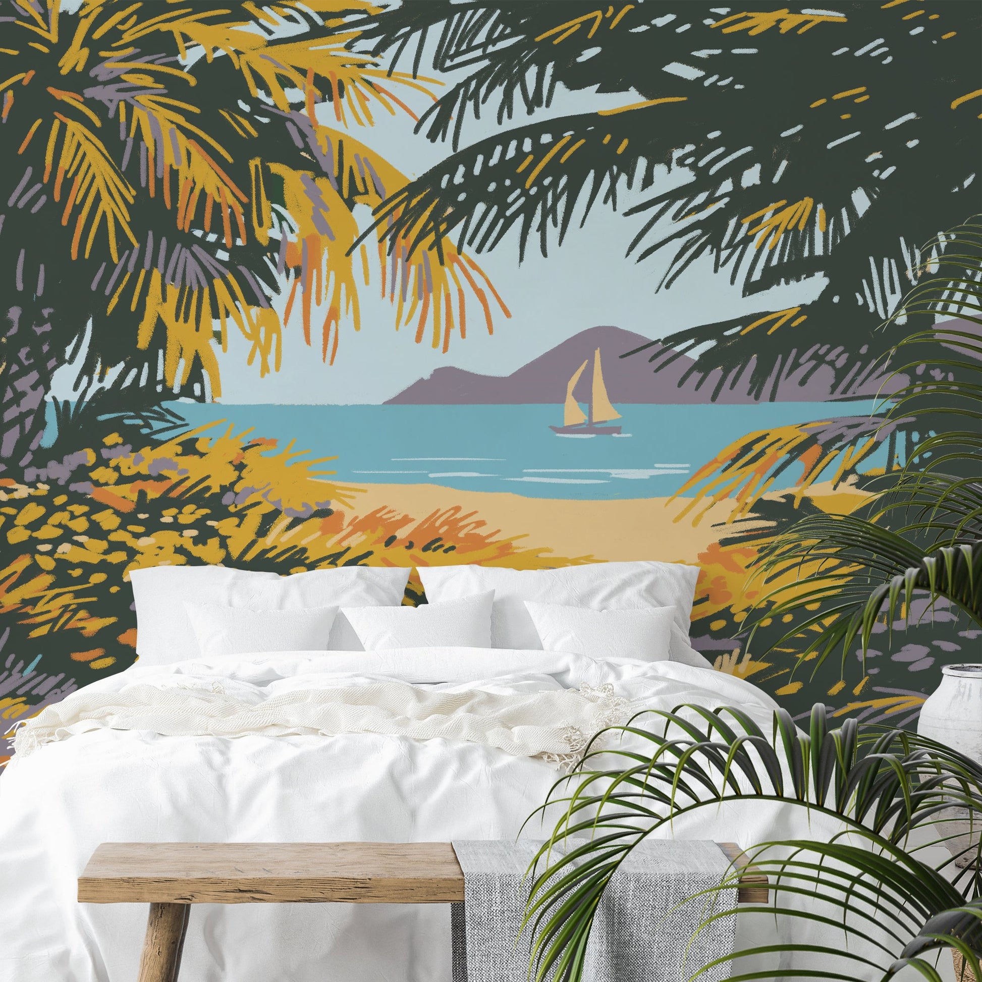 Peel & Stick Wall Mural - Virgin Islands National Park By Anderson Design Group